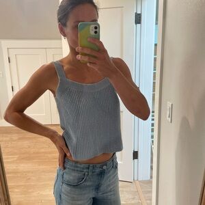 Toad & Co Women's Blue Knit Tank Top